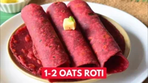 Third Option for Lunch: Winter Vegetables & Oats Roti