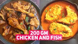 200 g of chicken or fish